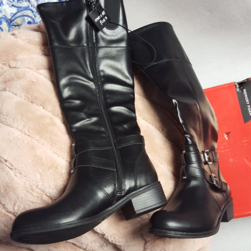 ❤️🌟 NIB womens Arizona Denver tall black boots sizes 7 & 7.5 ❤️🌟 - Picture 3 of 12